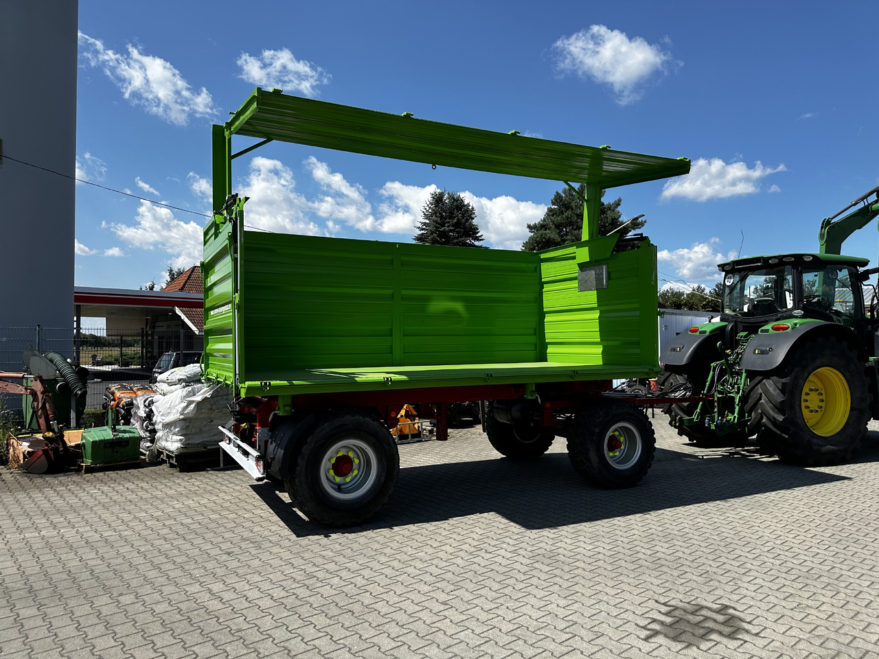 Сельскохозяйственный прицеп-самосвал Conow HW 180 V 9 3 strony wywrot 18 ton: фото 10