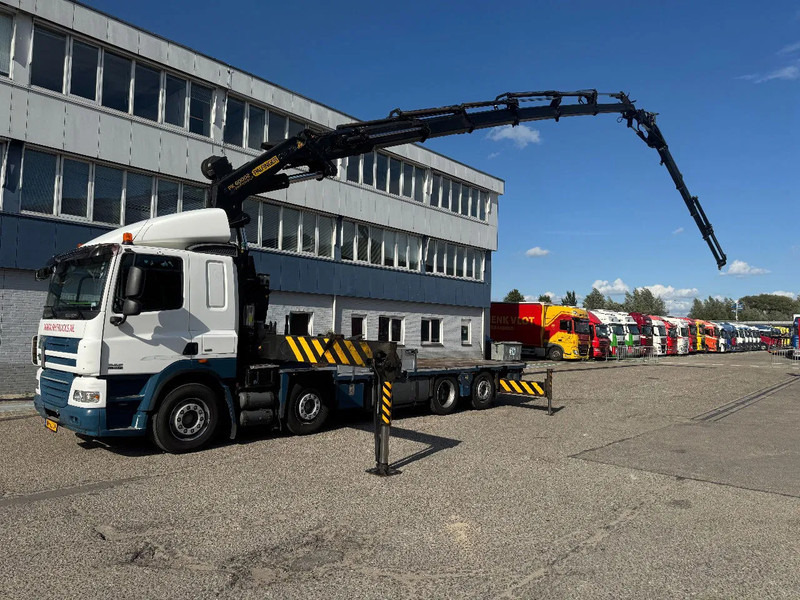 DAF CF 85.410 8X2 EURO 5 PALFINGER PK60002 + FLY JIB + REMOTE + TWISTLOCKS - Автоманипулятор: фото 1 DAF CF 85.410 8X2 EURO 5 PALFINGER PK60002 + FLY JIB + REMOTE + TWISTLOCKS - Автоманипулятор: фото 1