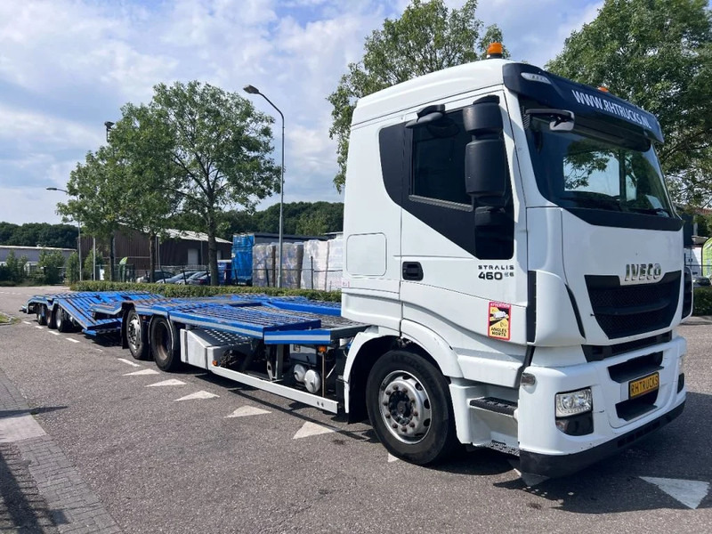 Автовоз Iveco Stralis 460 6X2 EURO 6 + GS MEPPEL - TRUCK-TRANSPORTER: фото 7