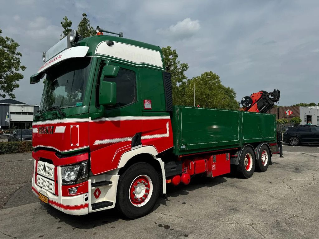 Грузовик бортовой/ Платформа, Автоманипулятор Renault T HIGH 520 6X2 EURO 6 + PALFINGER PK16002 ROTOR: фото 14