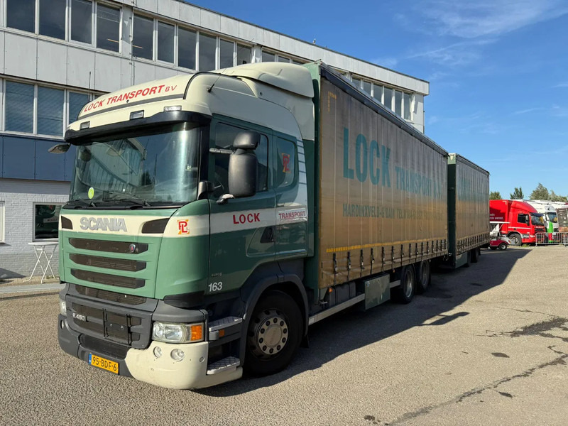 Scania R450 6X2 + DRACO AANHANGER 2010 TUV TILL 17-08-2026 - Тентованный грузовик: фото 2 Scania R450 6X2 + DRACO AANHANGER 2010 TUV TILL 17-08-2026 - Тентованный грузовик: фото 2