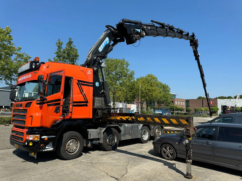 Scania R560 V8 8X2 + EFFER CRANE 1550 6S + FLYJIP 6XHYDR + REMOTE + WINCH - Автоманипулятор: фото 2 Scania R560 V8 8X2 + EFFER CRANE 1550 6S + FLYJIP 6XHYDR + REMOTE + WINCH - Автоманипулятор: фото 2
