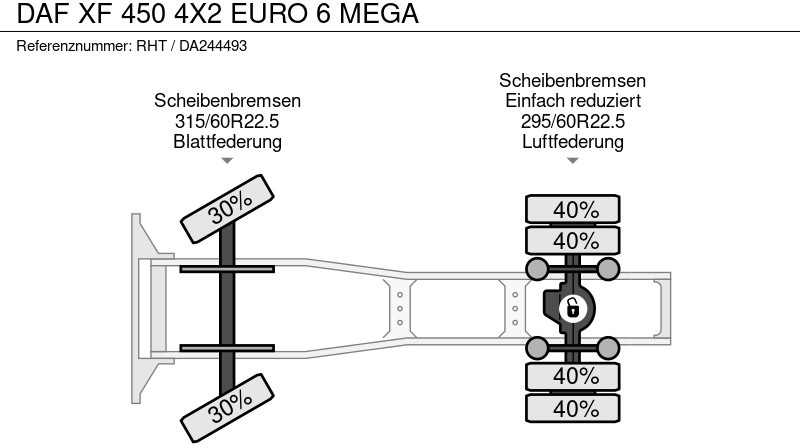 Тягач DAF XF 450 4X2 EURO 6 MEGA: фото 15