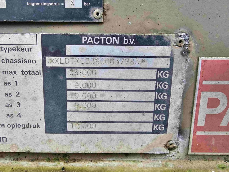 Полуприцеп-контейнеровоз/ Сменный кузов Pacton BPW - DRUM: фото 12 Полуприцеп-контейнеровоз/ Сменный кузов Pacton BPW - DRUM: фото 12