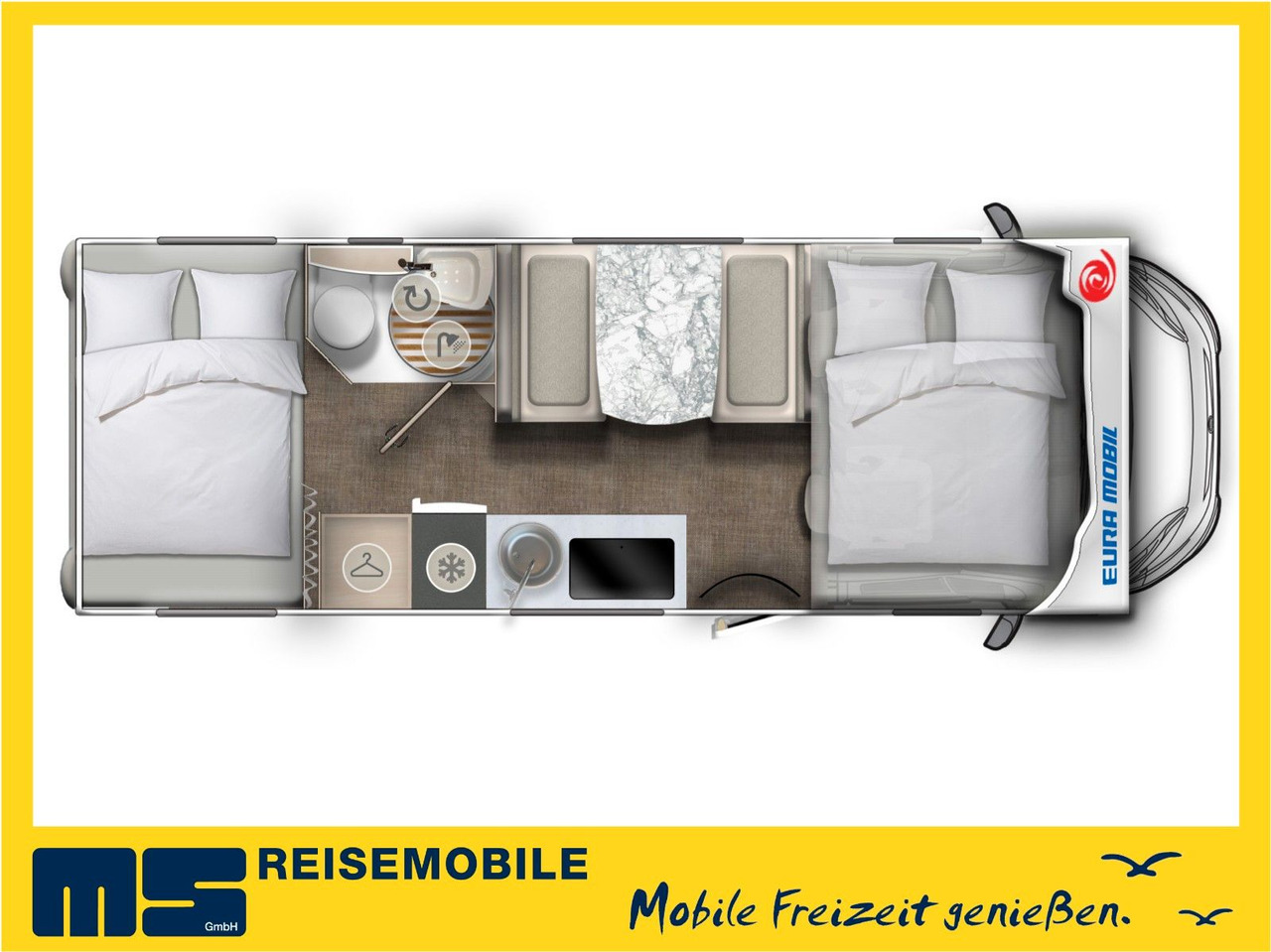 Eura Mobil ACTIVA ONE 690 HB / 180PS-9G AUTOMATIK -40H MAXI - Альковный автодом: фото 2 Eura Mobil ACTIVA ONE 690 HB / 180PS-9G AUTOMATIK -40H MAXI - Альковный автодом: фото 2