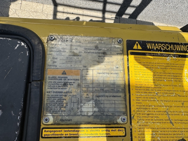 Дизельный погрузчик Yale GDP30TP: фото 12