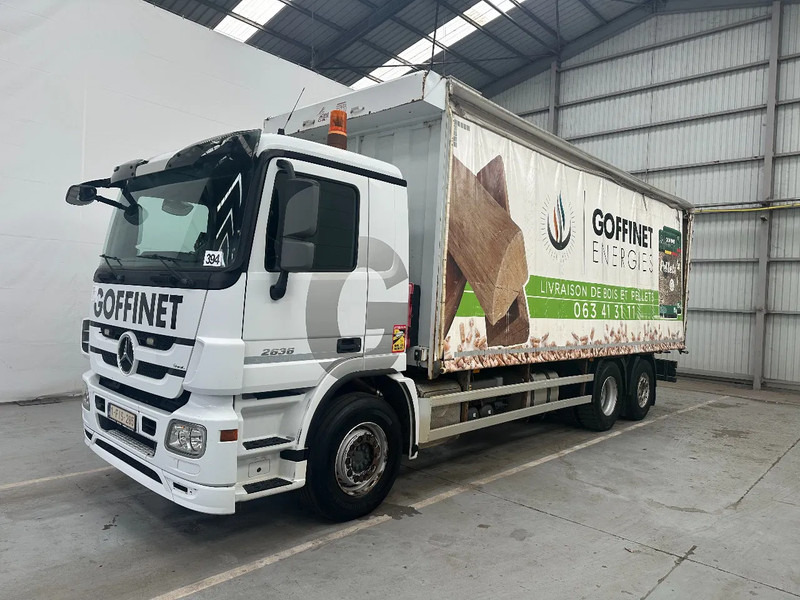 Mercedes-Benz Actros 2636 RETARDER / 283568 km / 6x2 / EURO 5 / ADR / MP3 - Тентованный грузовик: фото 1 Mercedes-Benz Actros 2636 RETARDER / 283568 km / 6x2 / EURO 5 / ADR / MP3 - Тентованный грузовик: фото 1