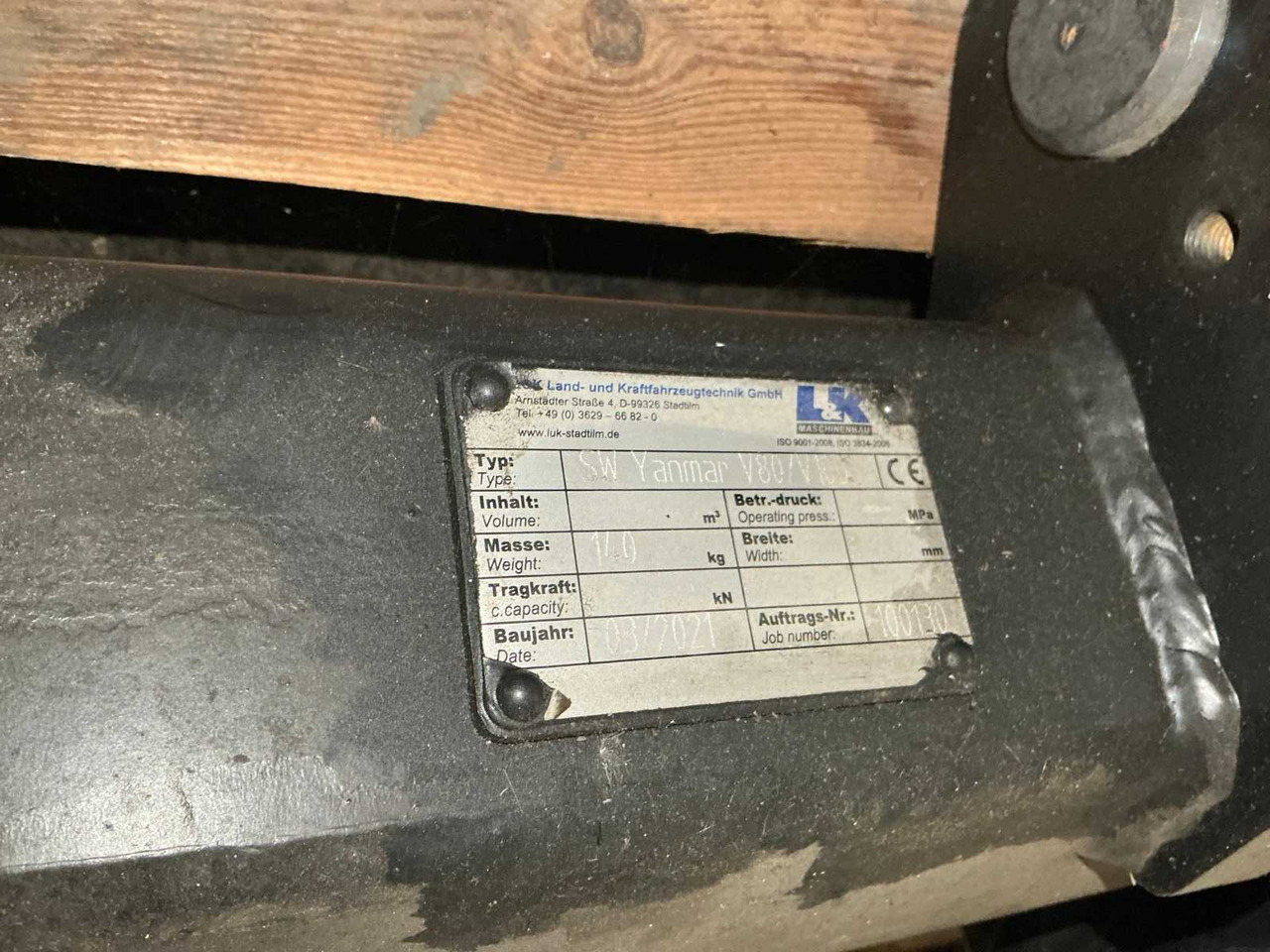 2021 L&K V80/V100 QUICK COUPLER, HYDR. - Колёсный погрузчик: фото 4 2021 L&K V80/V100 QUICK COUPLER, HYDR. - Колёсный погрузчик: фото 4