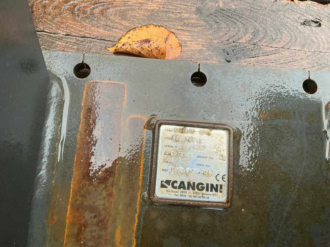 CANGINI - 2021 - ADAPTER PLATE WITH BOLT MOUNT - Колёсный погрузчик: фото 3 CANGINI - 2021 - ADAPTER PLATE WITH BOLT MOUNT - Колёсный погрузчик: фото 3