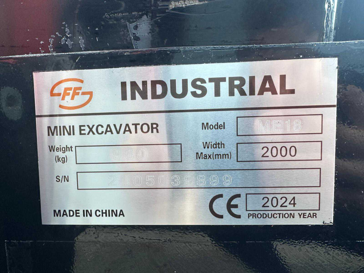 Мини-экскаватор FF Industrial ME18: фото 26