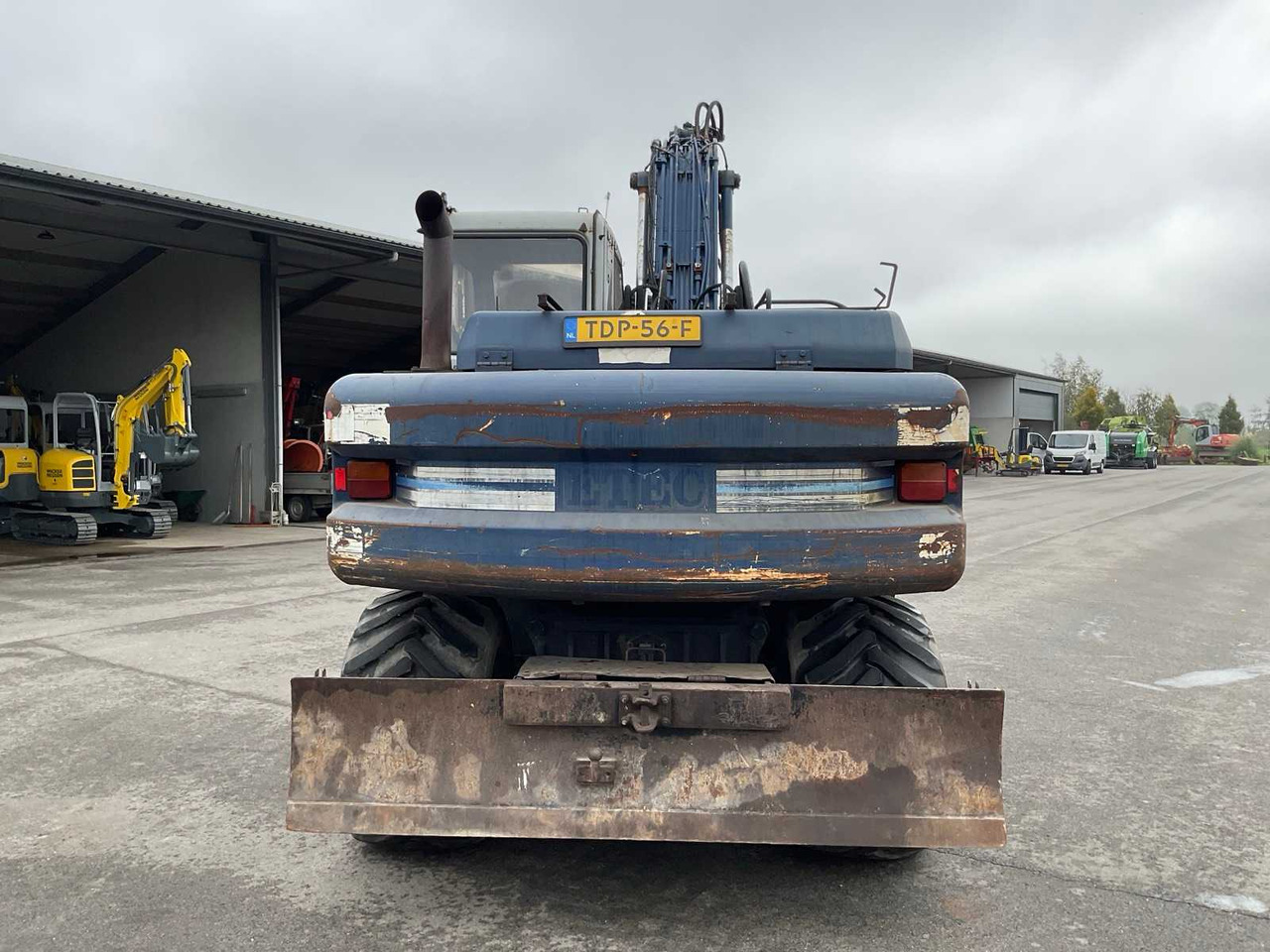 Колёсный экскаватор Fiat Hitachi Etec 815B: фото 6