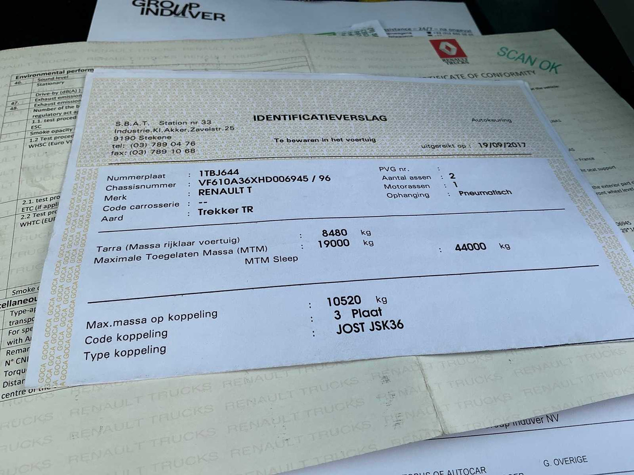 Грузовик 2017 RENAULT T480 COMFORT THD001 HIGH EDITION TRACTOR RENAULT T480 COMFORT: фото 31 Грузовик 2017 RENAULT T480 COMFORT THD001 HIGH EDITION TRACTOR RENAULT T480 COMFORT: фото 31