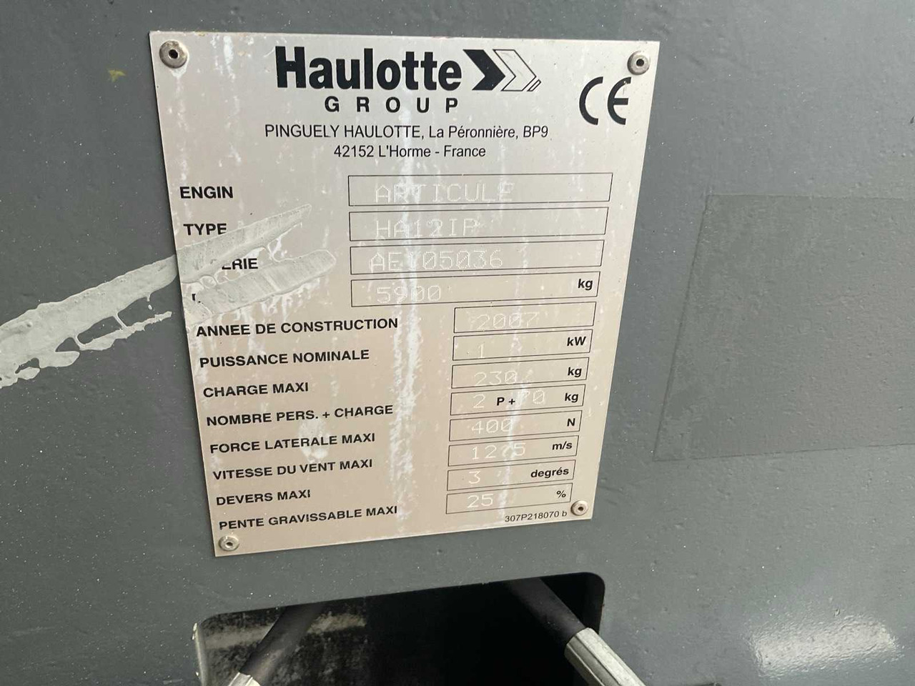 Подъёмник Haulotte HA12IP: фото 15