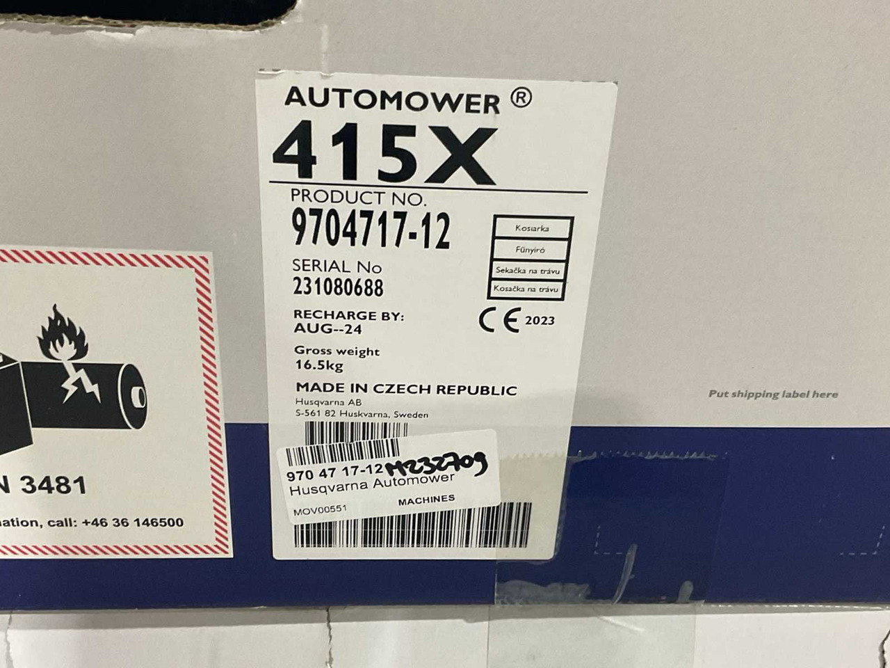 Husqvarna 415X - Газонокосилка: фото 4 Husqvarna 415X - Газонокосилка: фото 4