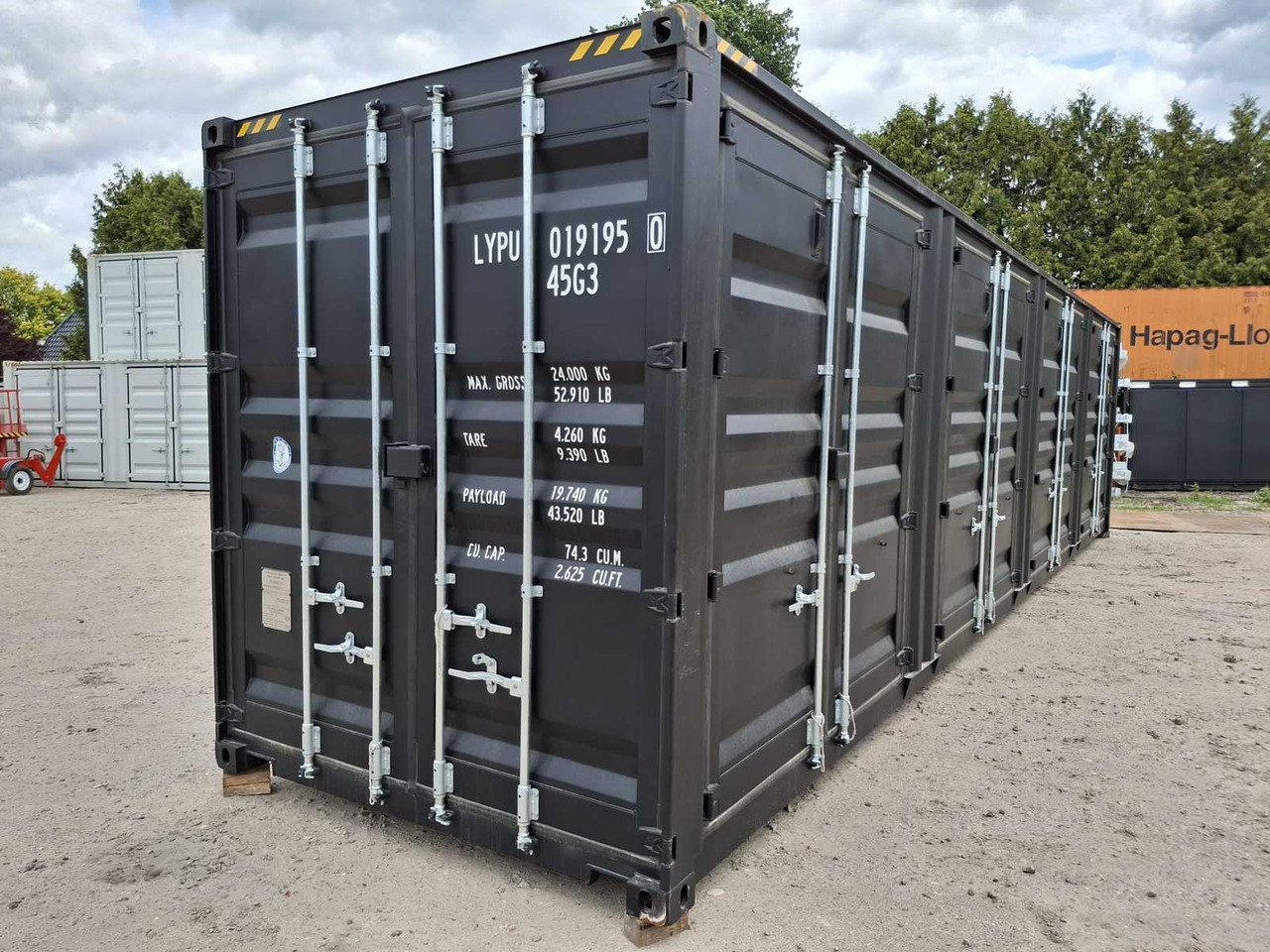 LYPU 40 ft High Cube Zwart - Морской контейнер: фото 2 LYPU 40 ft High Cube Zwart - Морской контейнер: фото 2