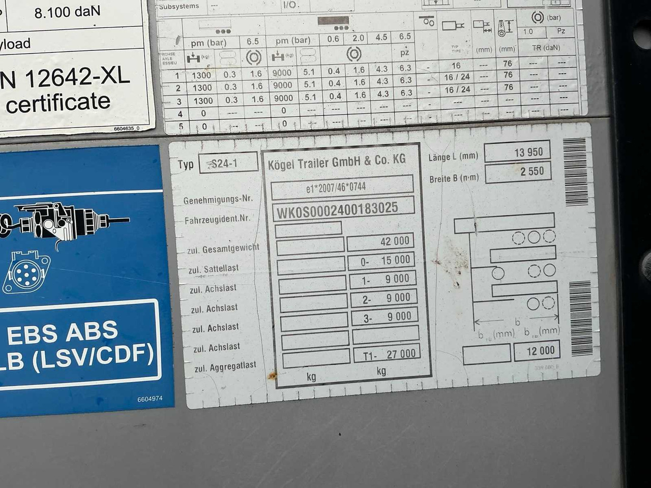 KÖGEL S24-1 SEMI-TRAILER - Полуприцеп: фото 5 KÖGEL S24-1 SEMI-TRAILER - Полуприцеп: фото 5