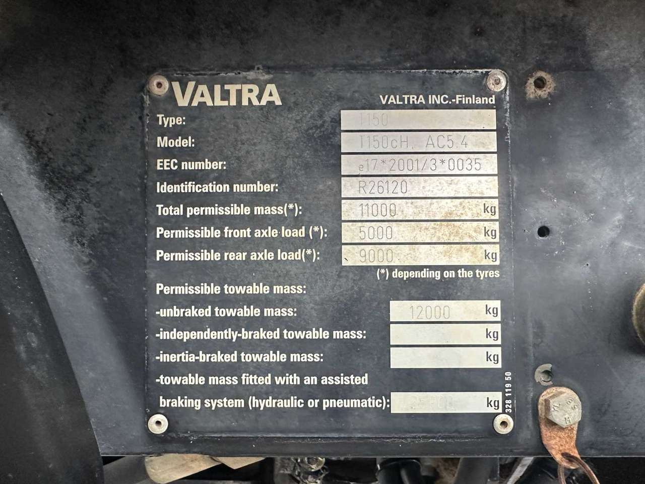 Трактор VALTRA - T150 - ALL-WHEEL DRIVE AGRICULTURAL TRACTOR: фото 18 Трактор VALTRA - T150 - ALL-WHEEL DRIVE AGRICULTURAL TRACTOR: фото 18