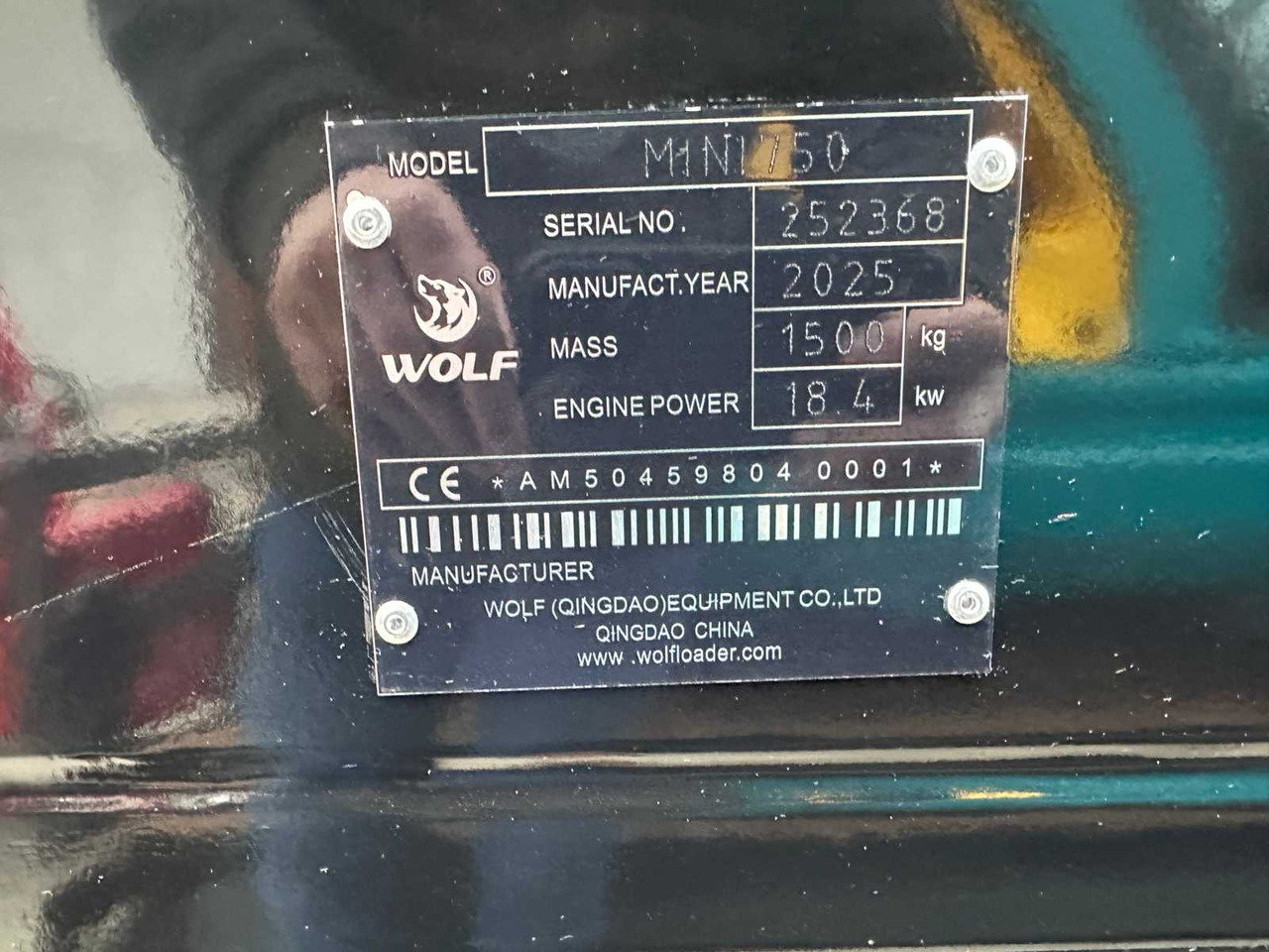 Колёсный погрузчик WOLF - 2025 - MINI 750 - WHEEL LOADER MINI 750: фото 36