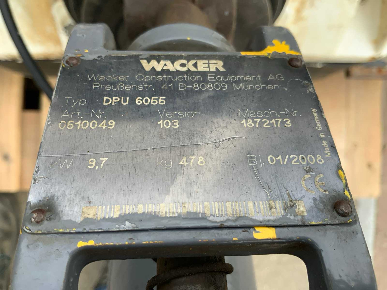 Wacker Neuson DPU6055 - Виброплита: фото 5 Wacker Neuson DPU6055 - Виброплита: фото 5