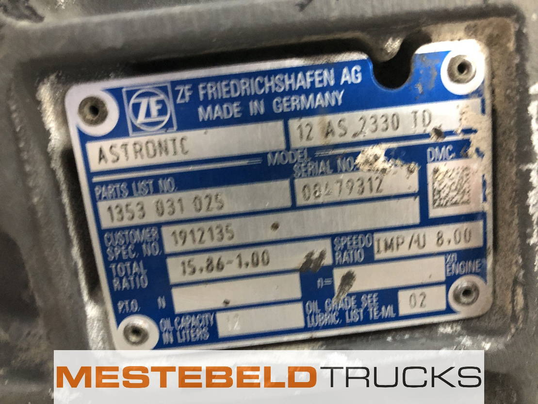 DAF Versnellingsbak 12 AS 2330 TD - Коробка передач и запчасти для Грузовиков: фото 5 DAF Versnellingsbak 12 AS 2330 TD - Коробка передач и запчасти для Грузовиков: фото 5