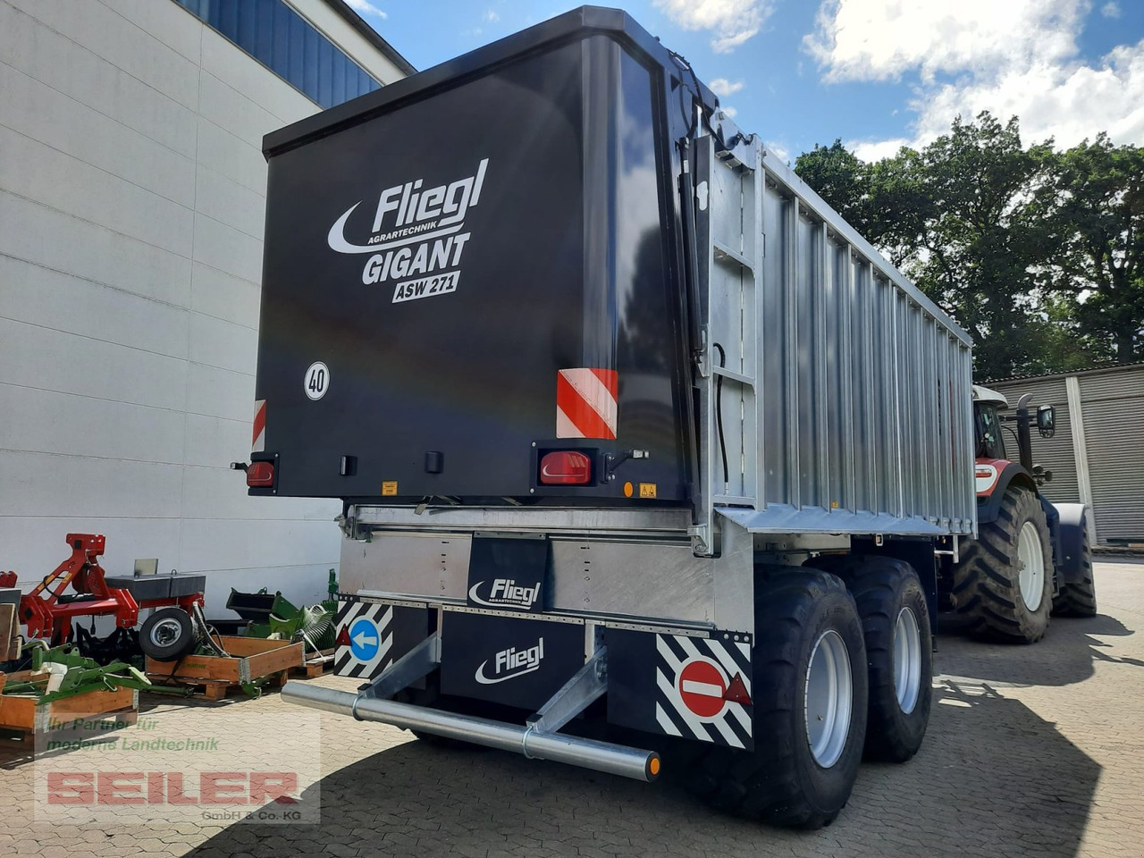 Fliegl ASW 271 C FOX Lenkachse 26,5" 35m³ - Самозагружающийся прицеп: фото 5 Fliegl ASW 271 C FOX Lenkachse 26,5" 35m³ - Самозагружающийся прицеп: фото 5