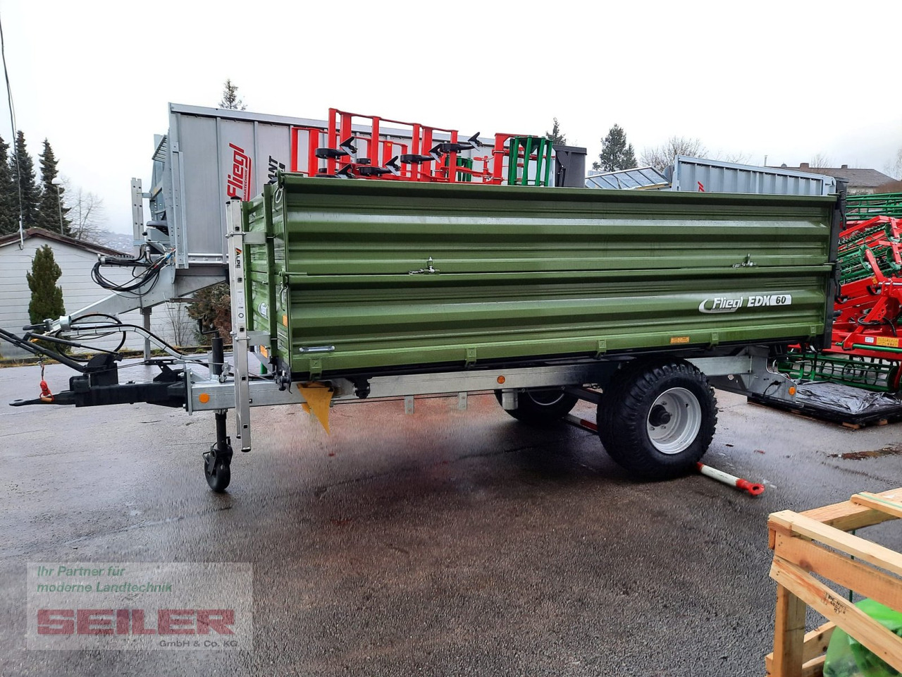 Fliegl EDK 60 FOX - Сельскохозяйственный прицеп-самосвал: фото 5 Fliegl EDK 60 FOX - Сельскохозяйственный прицеп-самосвал: фото 5