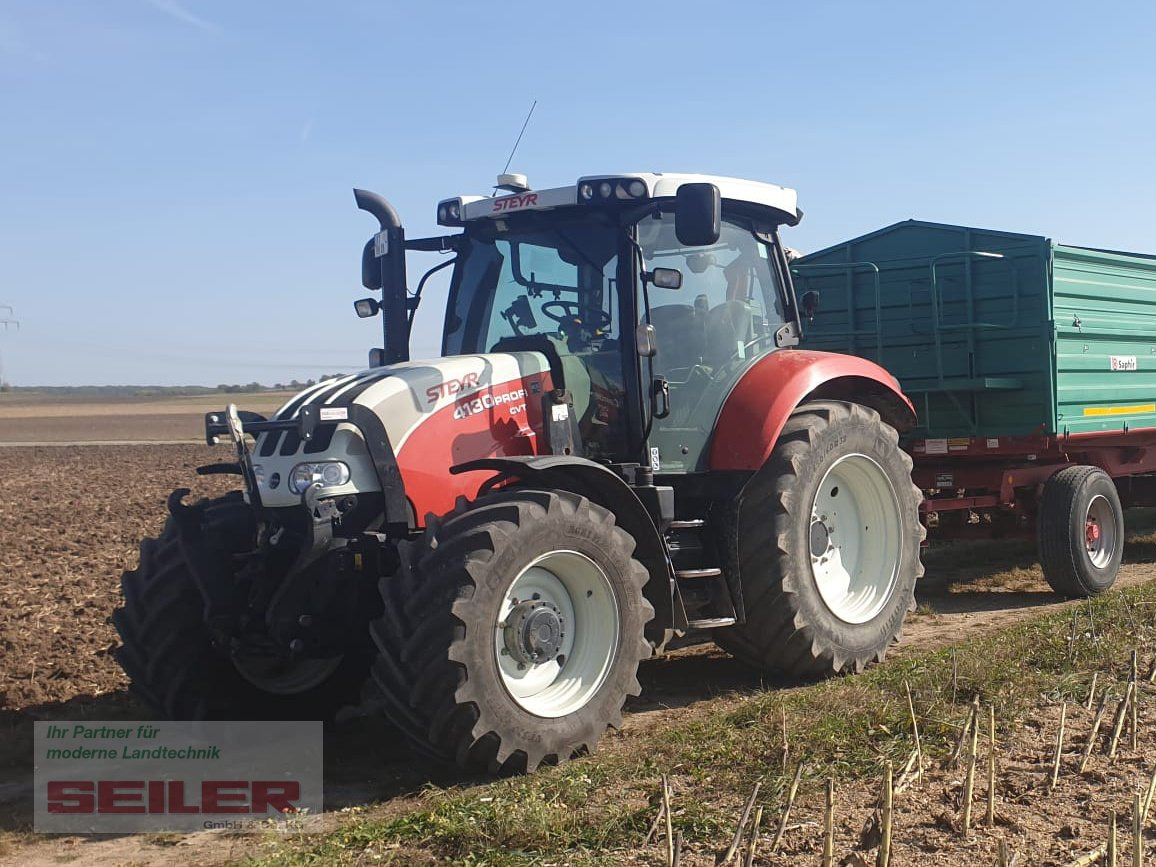 Steyr Profi 4130 CVT + Frontlader Q56 - Трактор: фото 1 Steyr Profi 4130 CVT + Frontlader Q56 - Трактор: фото 1