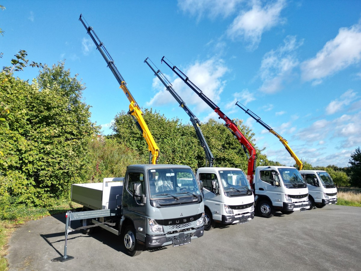 Новый Малотоннажный бортовой грузовик FUSO 3S15 Alu Pritsche 2.80m Ladekran Funk!: фото 18