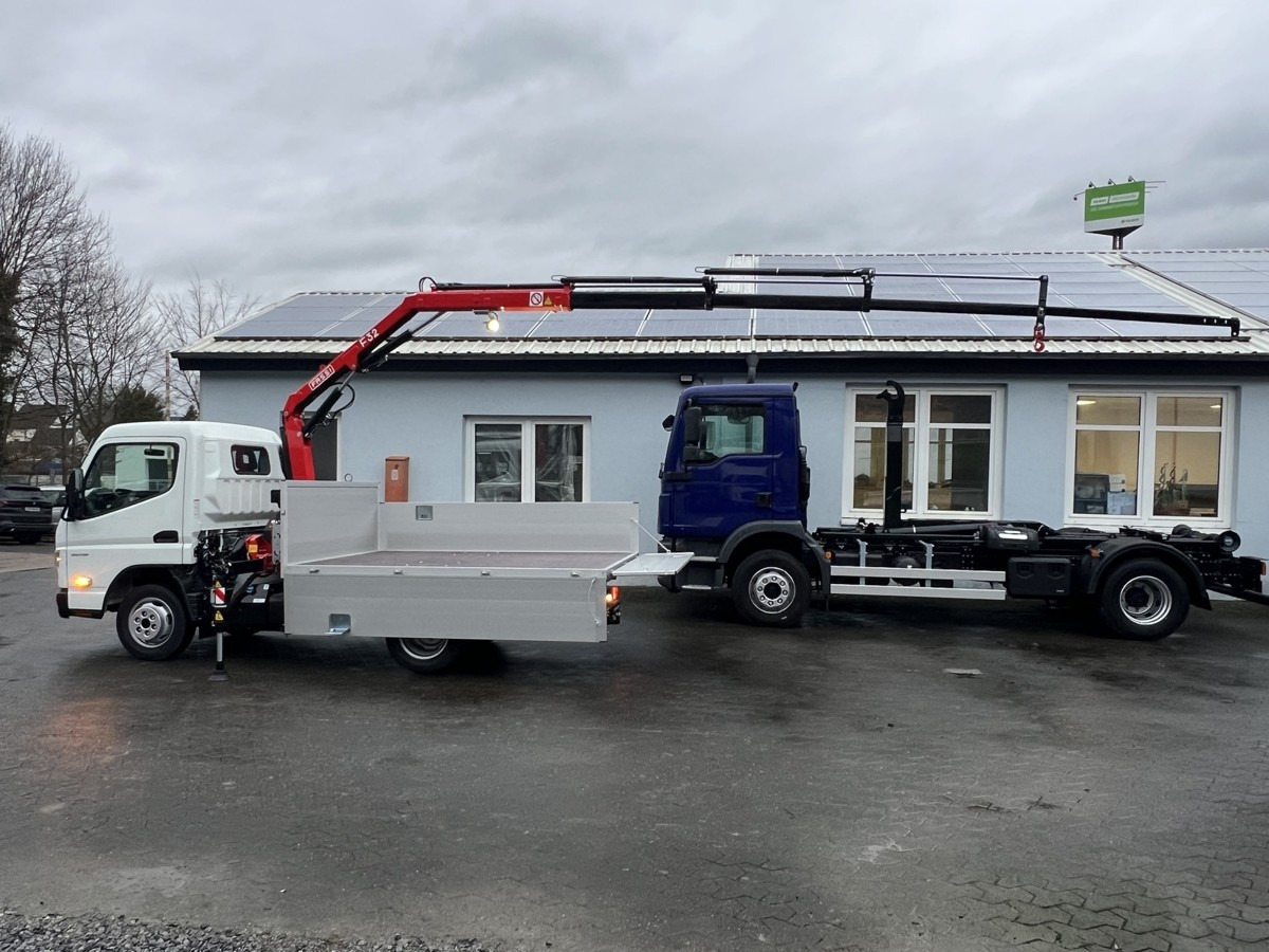 Новый Малотоннажный бортовой грузовик FUSO 3S15 Alu Pritsche 2.80m Ladekran Funk!: фото 8