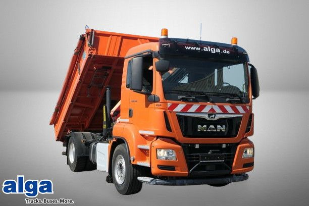 MAN 18.460 TGS/4x2/Meiller/Palfinger 8.501 SLD/AHK - Самосвал, Автоманипулятор: фото 1 MAN 18.460 TGS/4x2/Meiller/Palfinger 8.501 SLD/AHK - Самосвал, Автоманипулятор: фото 1