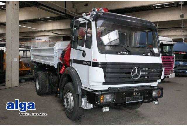 Mercedes-Benz 1820 AK 4x4, HMF 1003 K2, Allrad, AHK, Blattfed. - Самосвал: фото 1 Mercedes-Benz 1820 AK 4x4, HMF 1003 K2, Allrad, AHK, Blattfed. - Самосвал: фото 1