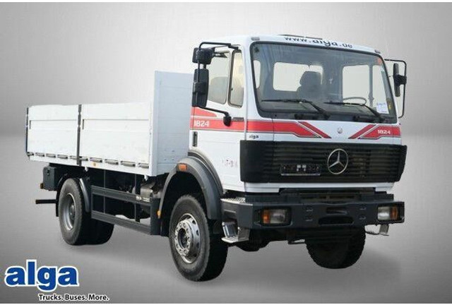 Mercedes-Benz 1824 AK 4x4, Allrad, AHK, Blattfederung, 168tkm - Грузовик бортовой/ Платформа: фото 1 Mercedes-Benz 1824 AK 4x4, Allrad, AHK, Blattfederung, 168tkm - Грузовик бортовой/ Платформа: фото 1
