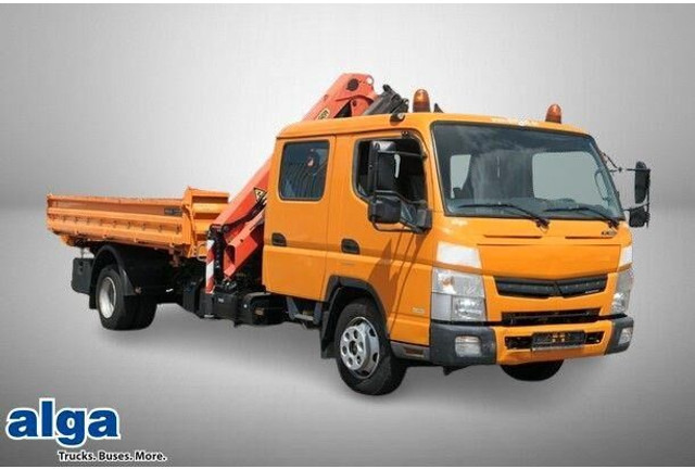 Mitsubishi Fuso Canter 7C18D, Palfinger PK 7001-KA, DOKA - Самосвал: фото 1 Mitsubishi Fuso Canter 7C18D, Palfinger PK 7001-KA, DOKA - Самосвал: фото 1