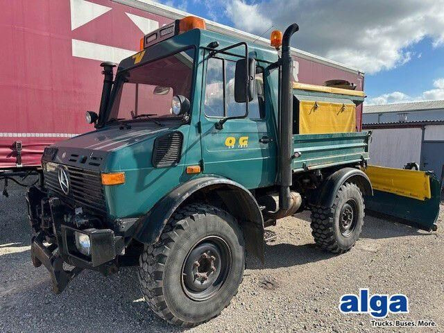Unimog U 1400 4x4,Winterdienst,Schneeschild,Salzstreuer - Строительная техника: фото 1 Unimog U 1400 4x4,Winterdienst,Schneeschild,Salzstreuer - Строительная техника: фото 1