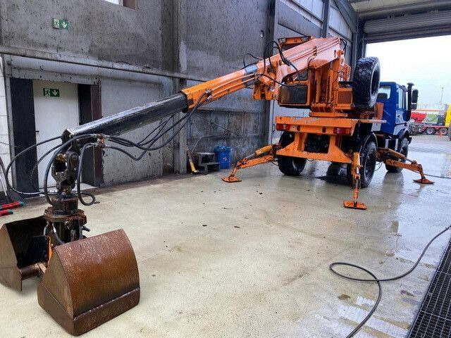 Unimog U 1450 4x4, Zug & Bergwinde, Kran, Greifer, AH - Строительная техника: фото 3 Unimog U 1450 4x4, Zug & Bergwinde, Kran, Greifer, AH - Строительная техника: фото 3