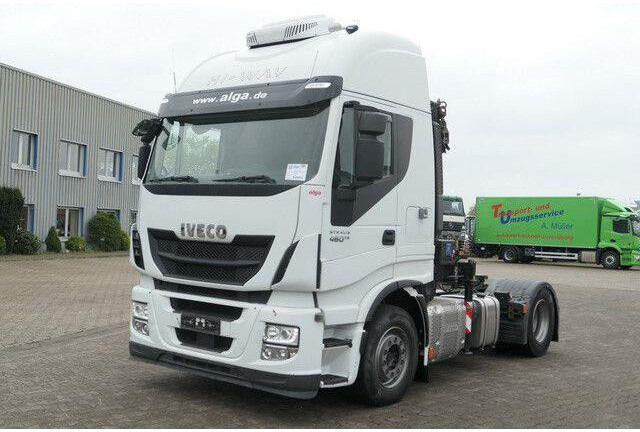 Тягач Iveco 460 Stralis 4x2, Kran HMF 1320K3, Hydr., Klima: фото 6