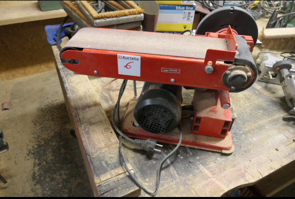 Ponceuse à bande + lapidaire Einhell TC-US 400 - Деревообрабатывающий станок: фото 1 Ponceuse à bande + lapidaire Einhell TC-US 400 - Деревообрабатывающий станок: фото 1