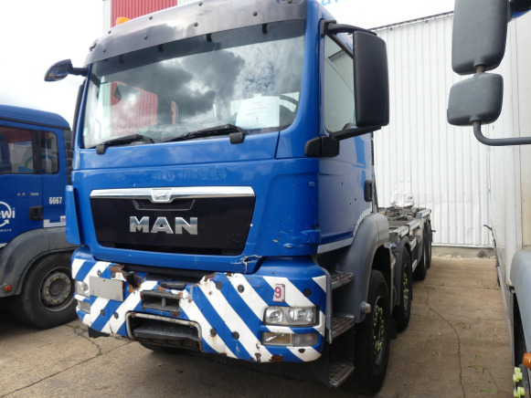 REF:1375 - Camion porte-container MAN TGS (2014-539.189 km) - Крюковой мультилифт: фото 1 REF:1375 - Camion porte-container MAN TGS (2014-539.189 km) - Крюковой мультилифт: фото 1