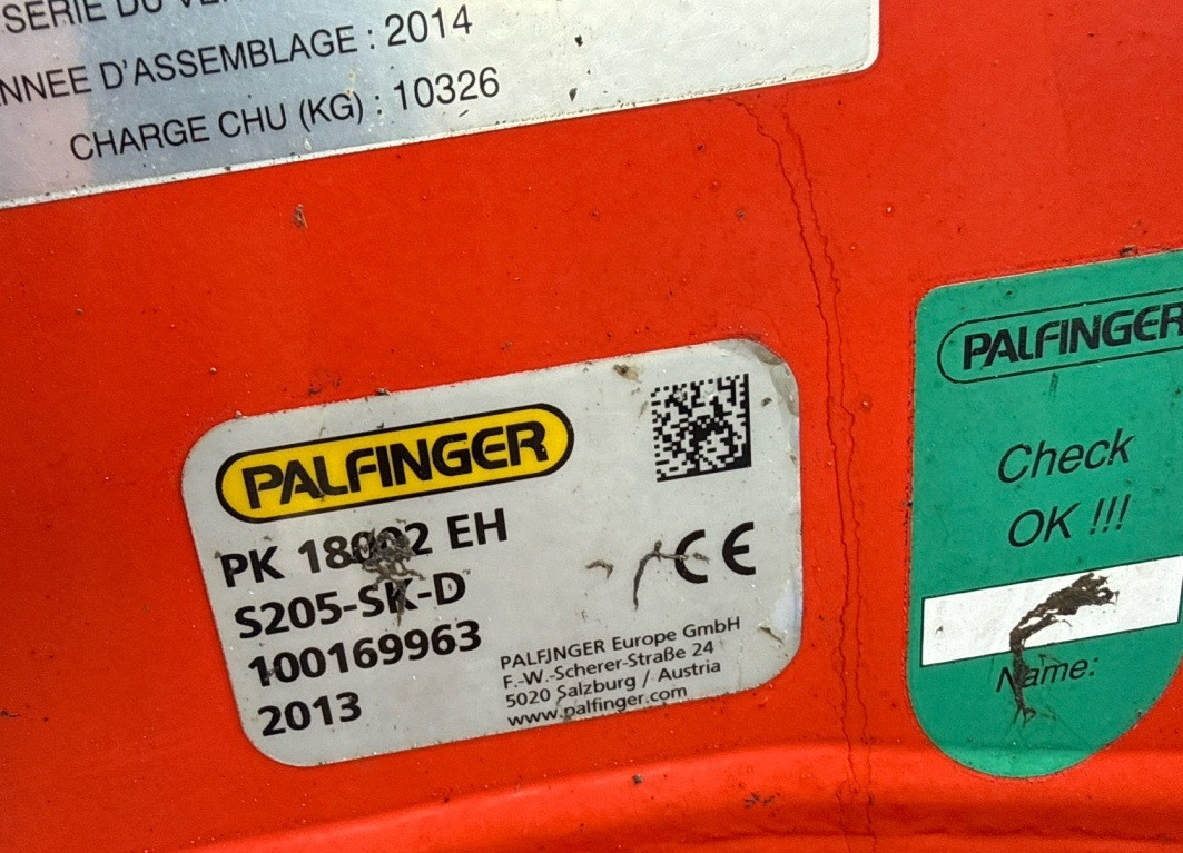 PALFINGER PK 18002-EH C crane, remote, extra functions, year 2013 - Кран-манипулятор: фото 4 PALFINGER PK 18002-EH C crane, remote, extra functions, year 2013 - Кран-манипулятор: фото 4