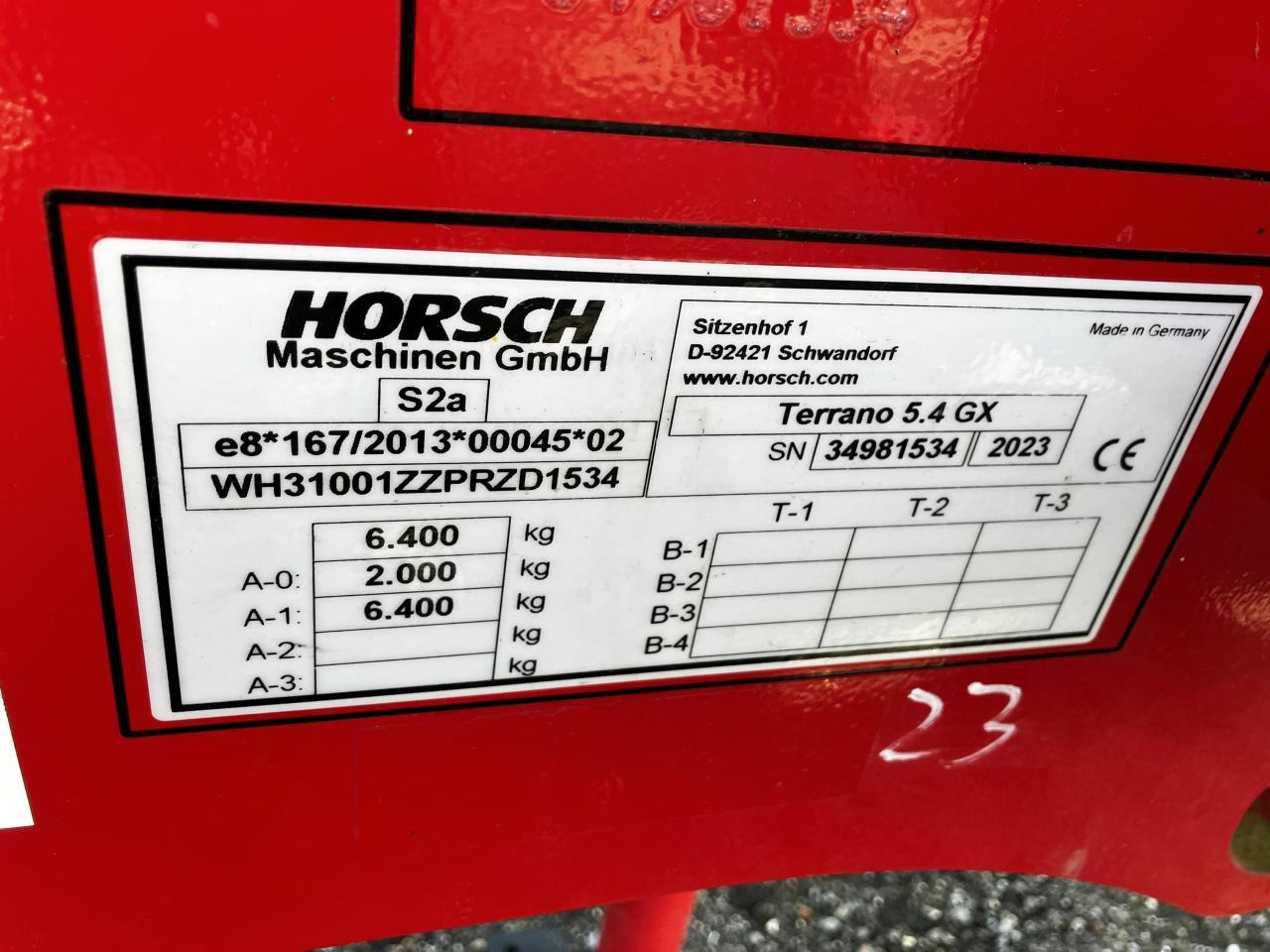 Horsch Terrano 5.4 GX - Культиватор: фото 5 Horsch Terrano 5.4 GX - Культиватор: фото 5