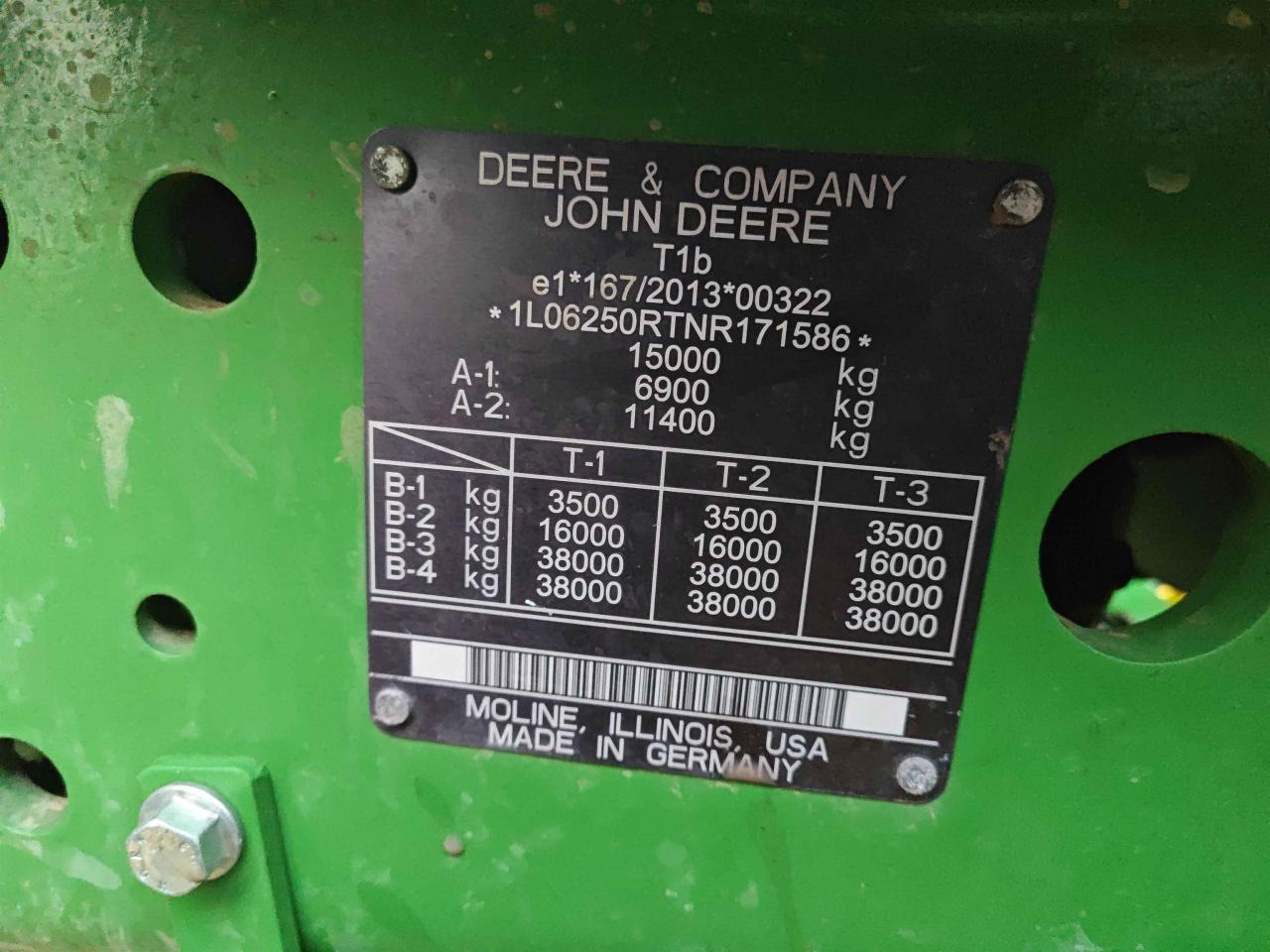 Трактор John Deere 6R 250: фото 10