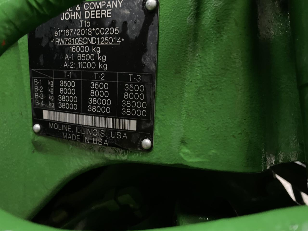 Трактор John Deere 7R 310: фото 8