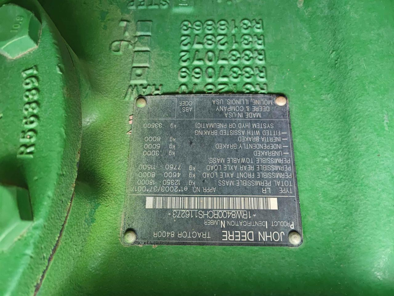 John Deere 8400R в лизинг John Deere 8400R: фото 7