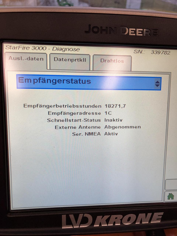 John Deere SF3000 - Система навигации для Сельскохозяйственной техники: фото 5 John Deere SF3000 - Система навигации для Сельскохозяйственной техники: фото 5