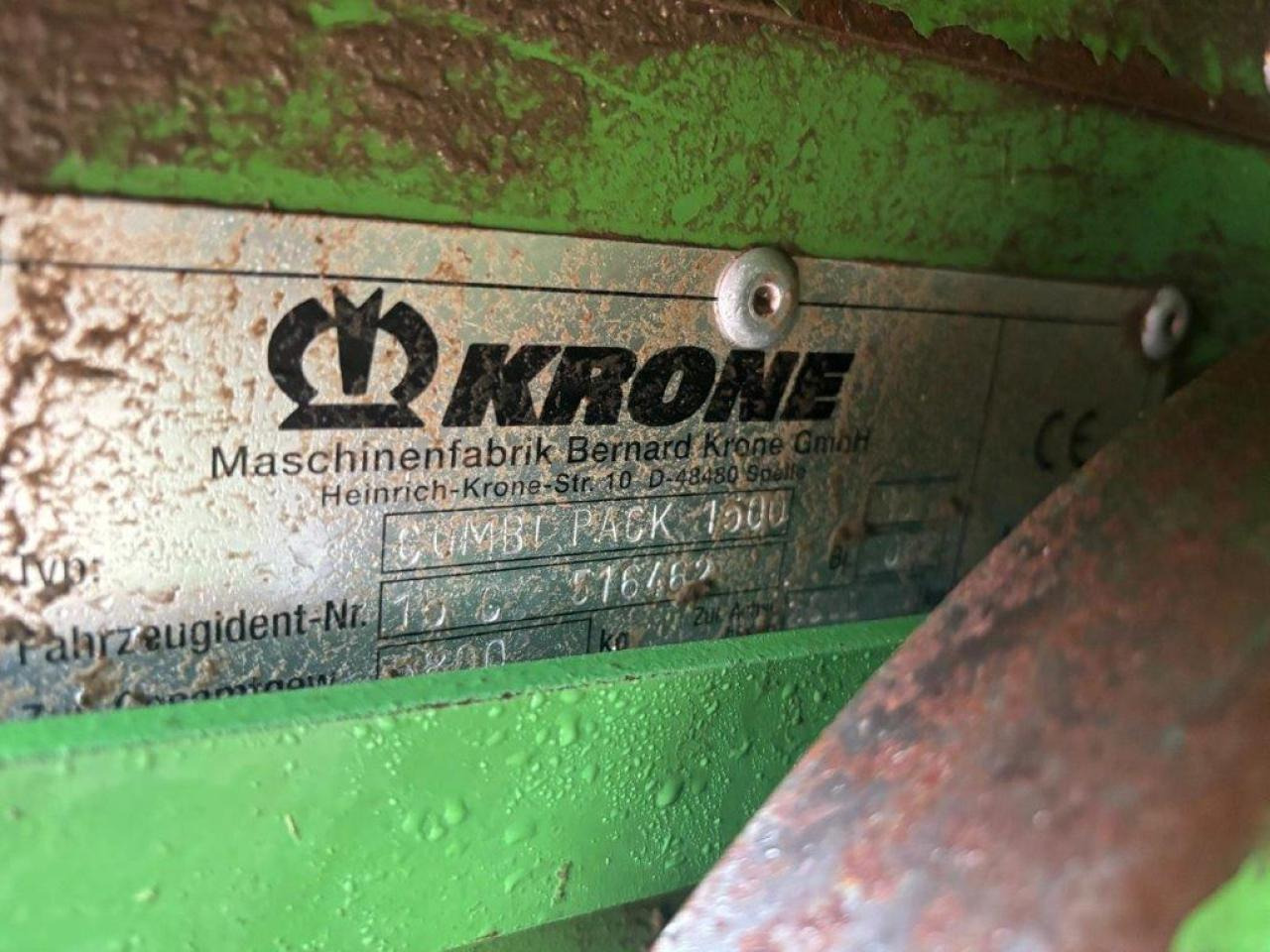 Krone CP 1500 MC - Пресс-подборщик рулонный: фото 5 Krone CP 1500 MC - Пресс-подборщик рулонный: фото 5