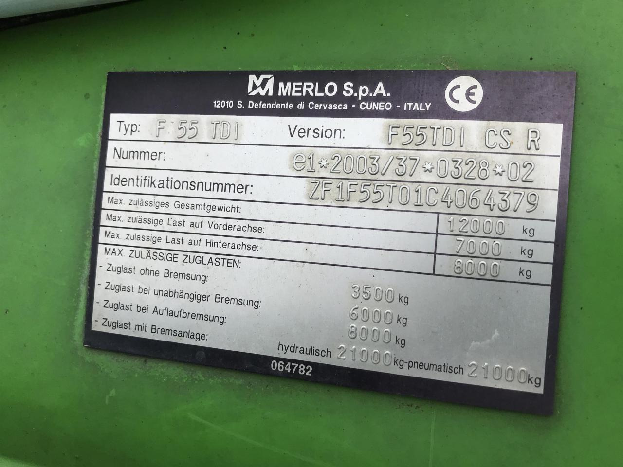 Телескопический погрузчик Merlo P55.9CS: фото 12