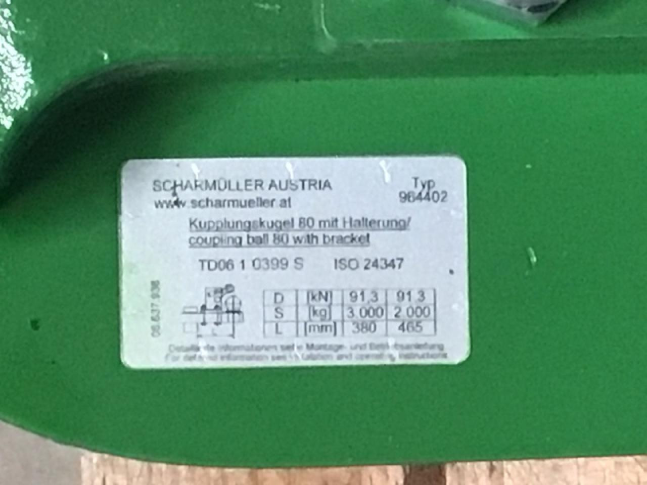 Scharmüller K80 Zugpendel - Запчасти для Сельскохозяйственной техники: фото 3 Scharmüller K80 Zugpendel - Запчасти для Сельскохозяйственной техники: фото 3