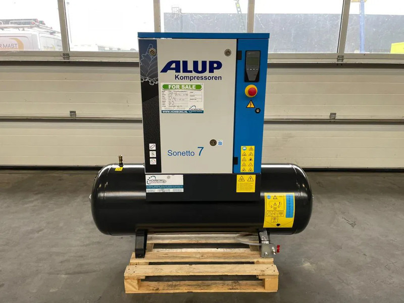 Alup Sonetto 7.5 + 200 Elektrische Schroefcompressor 5.5 kw 780 L / min 10 Bar - Воздушный компрессор: фото 1 Alup Sonetto 7.5 + 200 Elektrische Schroefcompressor 5.5 kw 780 L / min 10 Bar - Воздушный компрессор: фото 1