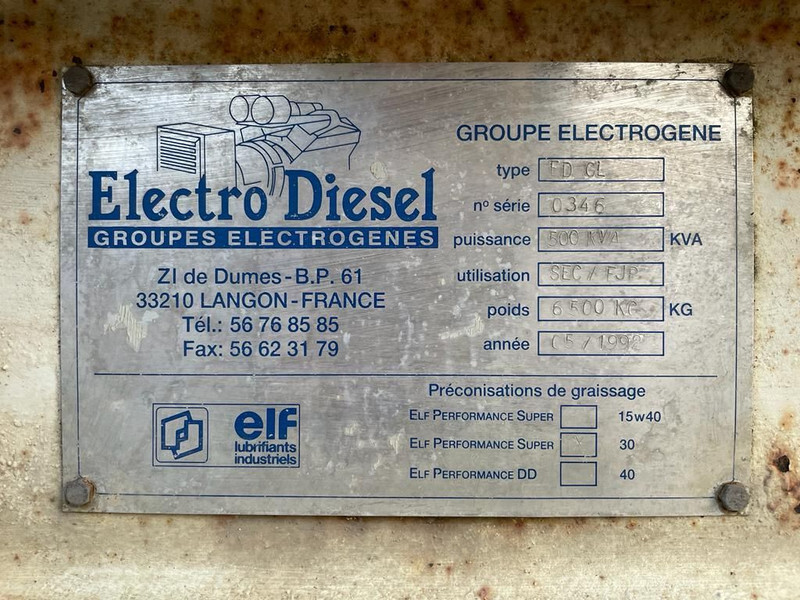 Электрогенератор Detroit Leroy Somer 500 kVA Silent generatorset: фото 10