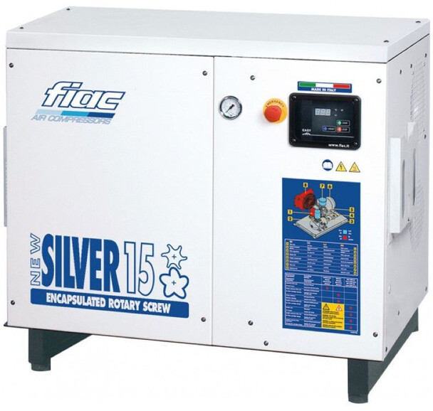 Fiac NewSilver 15 1430 L / min 11 kW 10 Bar Elektrische Schroefcompressor Nieuw ! - Воздушный компрессор: фото 1 Fiac NewSilver 15 1430 L / min 11 kW 10 Bar Elektrische Schroefcompressor Nieuw ! - Воздушный компрессор: фото 1